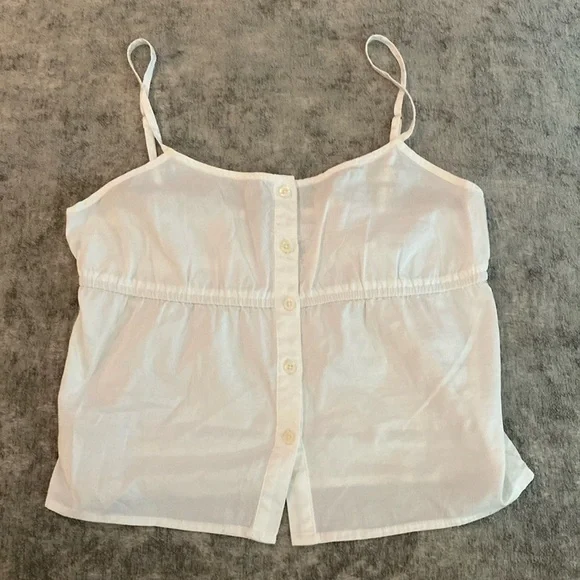 Brandy Melville one size white spaghetti strap top. NWT {191} - Picture 1 of 6